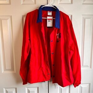 Men’s Nike NBA 76ers Philadelphia basketball light weight jacket size large